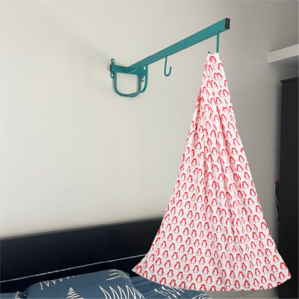 Pink Penguin Cradle with & Wall Hanger Set