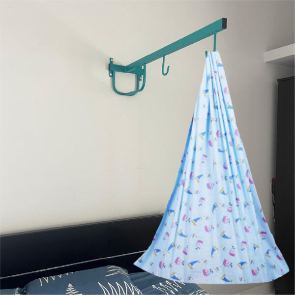 Blue Rabbit Cradle with & Wall Hanger Set