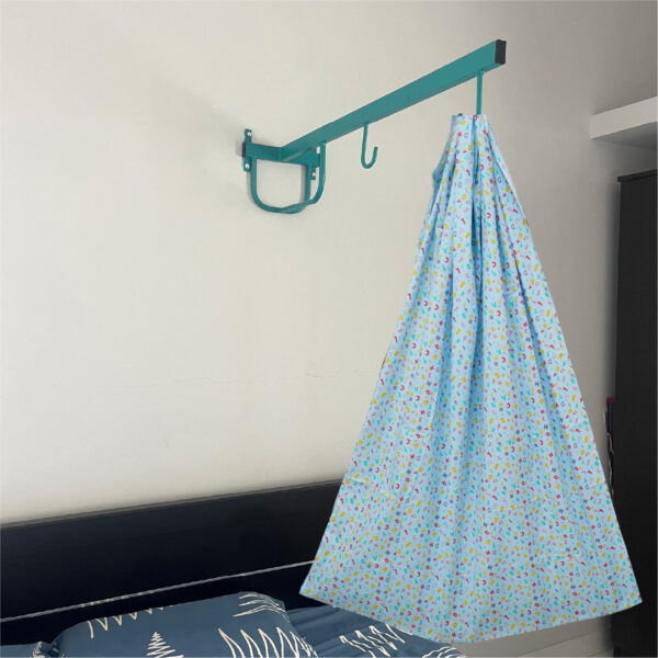 Blue Alphabet Cradle with & Wall Hanger Set