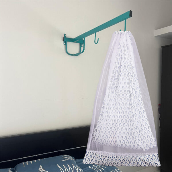 Blue Penguin Cradle with Net & Wall Hanger Set