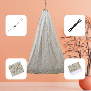 Grey Jungle Cradle Set