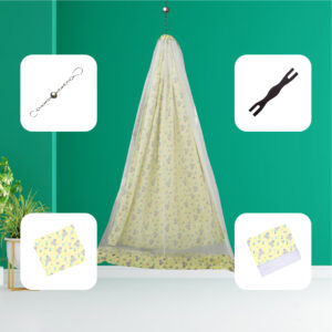 Yellow Baby Elephant Cradle Set