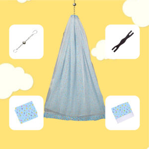 Blue Alphabet Cradle Set