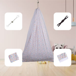 White Alphabet Cradle Set