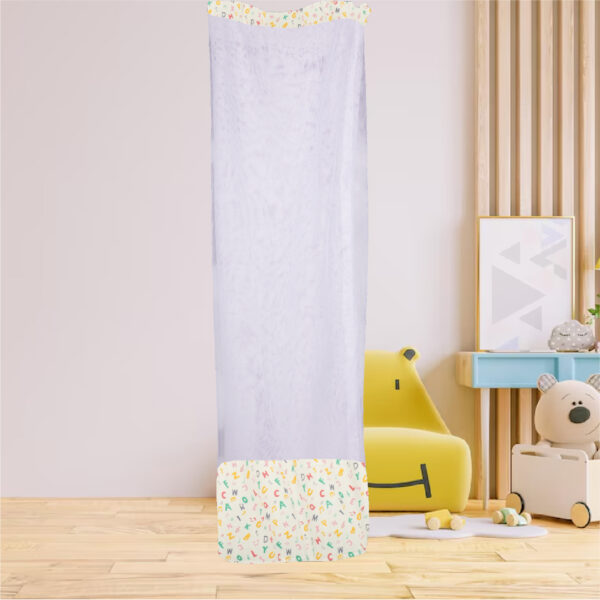 White Alphabet Mosquito Net