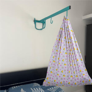 Grey Baby Duck & Rainbow Cradle with & Wall Hanger Set