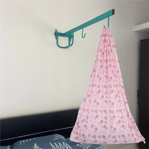 Pink Princess Cradle with & Wall Hanger Set