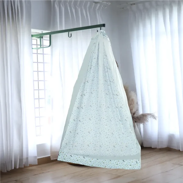 Blue Elephant Cloud Cradle with Net and Window Hanger Set