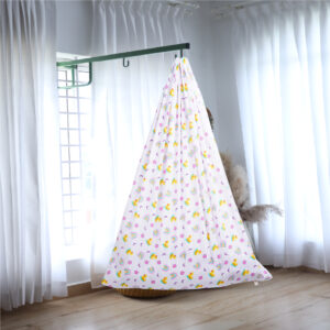 White Baby Duck & Rainbow with Window Hanger Set