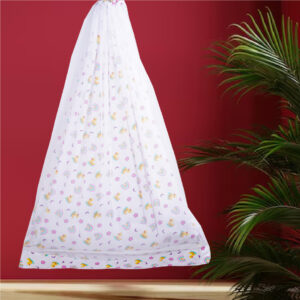 White Duck & Rainbow  Cradle  With Net