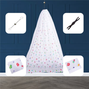 White Dino & Numeric Cradle Set