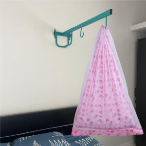 Pink Princess Cradle with Net & Wall Hanger Set