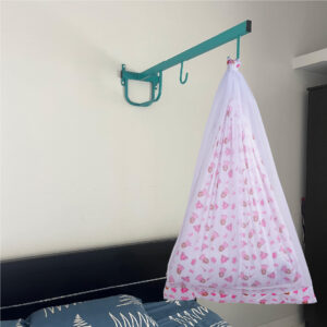 White Princess Cradle with Net & Wall Hanger Set