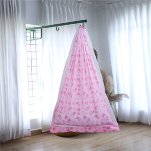 Pink Princess Cradle with Net Window Hanger Set