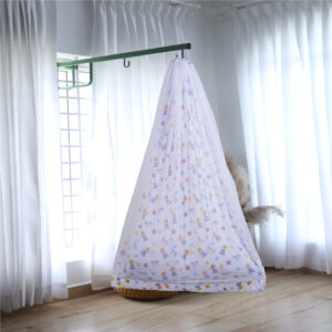 White Prince Cradle with Net Window Hanger Set