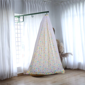 Yellow Donut & Cupcake Cradle with Net and Window Hanger Set