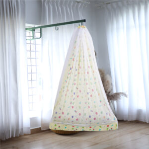 Yellow Dino & Numeric Cradle with Net and Window Hanger Set