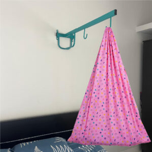 Pink Teddy & Alphabet Cradle with & Wall Hanger Set