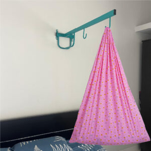Pink Crown & Rainbow Cradle with & Wall Hanger Set