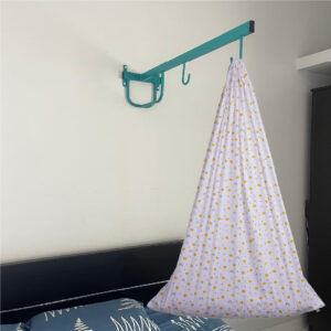 White Crown & Rainbow Cradle with & Wall Hanger Set