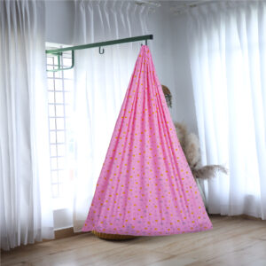 Pink Crown & Rainbow Cradle with Window Hanger Set