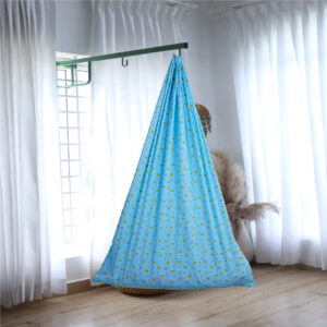 Blue Crown & Rainbow Cradle with Window Hanger Set