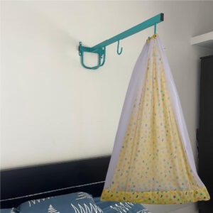 Yellow Teddy & Alphabet Cradle with Net & Wall Hanger Set