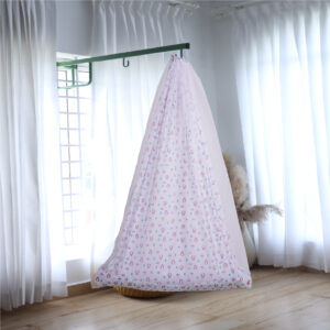 Pink Penguin & Umbrella Cradle with Net and Window Hanger Set