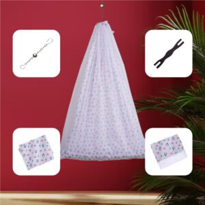 Blue Penguin & Umbrella  Cradle Set