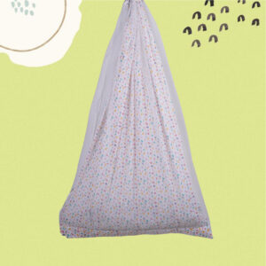 White Alphabet Cradle With Net