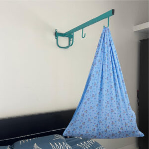 Blue Elphant Cradle with & Wall Hanger Set