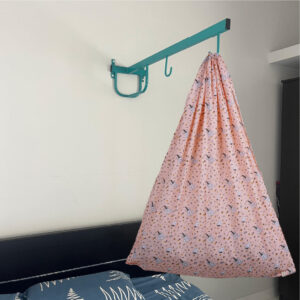 Peach Elephant & Cloud Cradle with & Wall Hanger Set