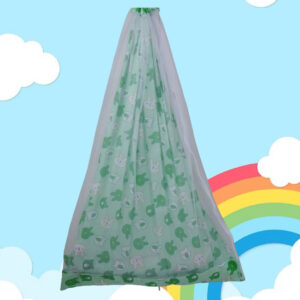 Green Bunny Cradle With Net