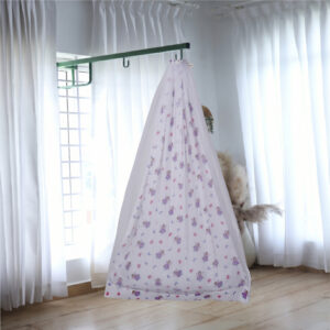 White Fairy Princess Cradle with Net and Window Hanger Set