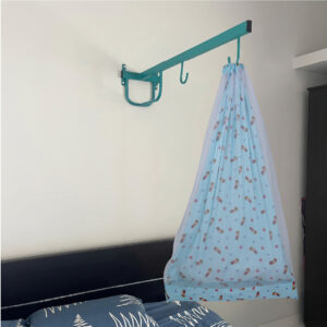 Blue Little Prince Cradle with Net & Wall Hanger Set
